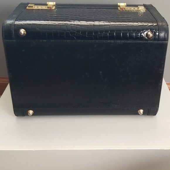 Fendi Train Case Crocodile Embossed Leather - Picture 7 of 8